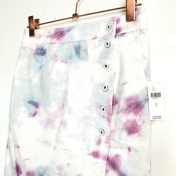 NWT anthropologie kimmie tie-dye tulip midi skirt - Picture 4 of 9